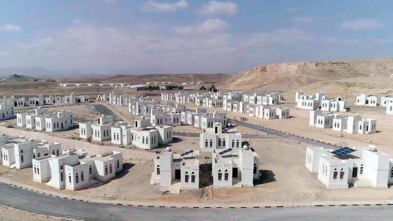 المدينة جرى تنفذيها بمواصفات فنية عالية الجودة. وام