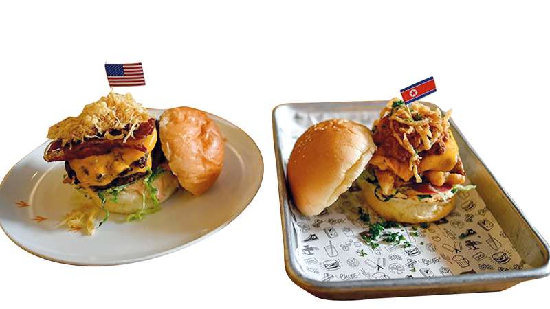 سندويتشتا «دورتي دونالد» و«يم كيم جونغ». عن المصدر