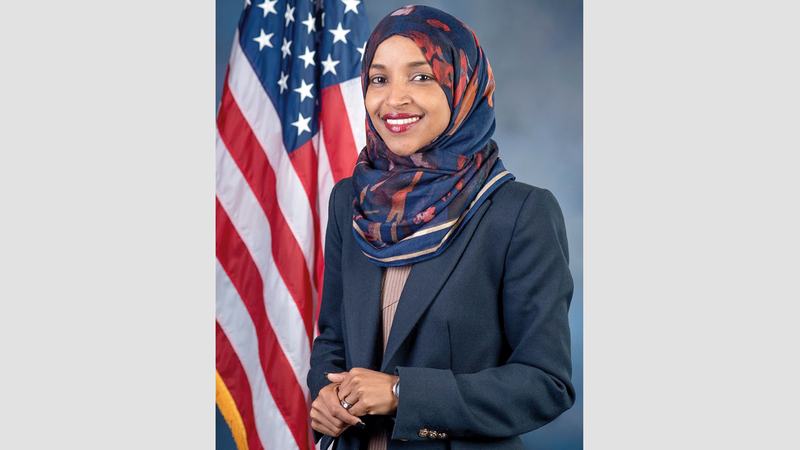 ترامب يهاجم إلهان بشكل دائم على «تويتر».

أرشيفية