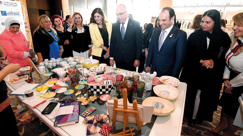 المبادرة تتضمن معرضاً يشتمل على ابتكارات متنوعة. تصوير: إريك أرازاس