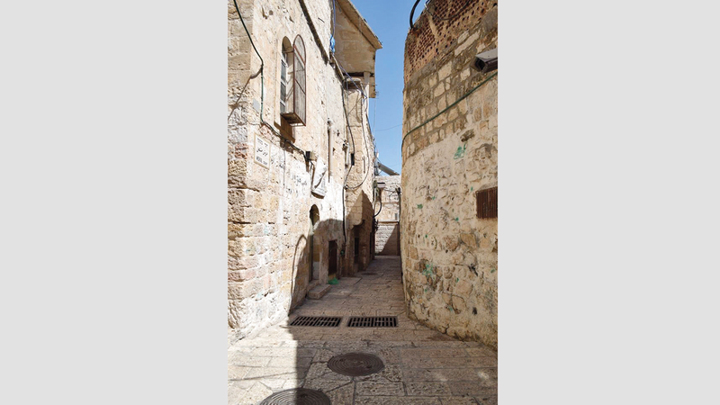 حارة السعدية أبرز الأماكن في الحي الإسلامي بالبلدة القديمة في القدس. الإمارات اليوم