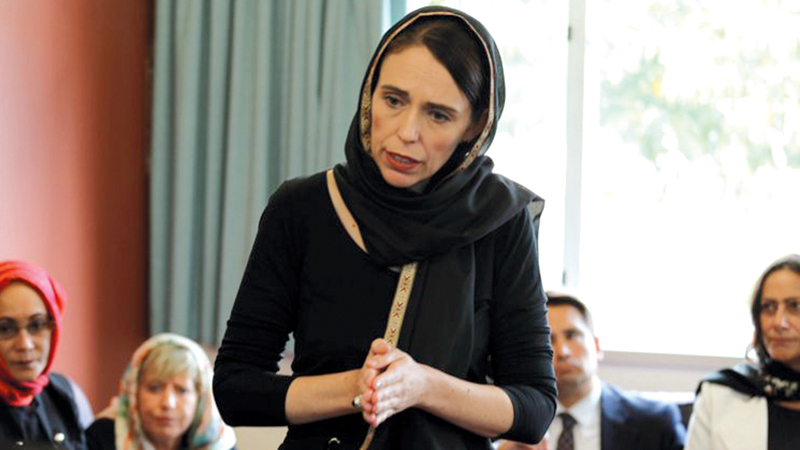 رئيسة وزراء نيوزيلندا غاسيندا أرديرن تتعهد بإصلاح قوانين الأسلحة.  رويترز