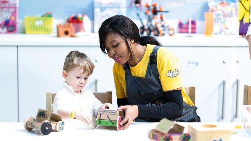 المخيم يتضمن فعاليات تعزز نشاط الصغار وتثري معارفهم. من المصدر