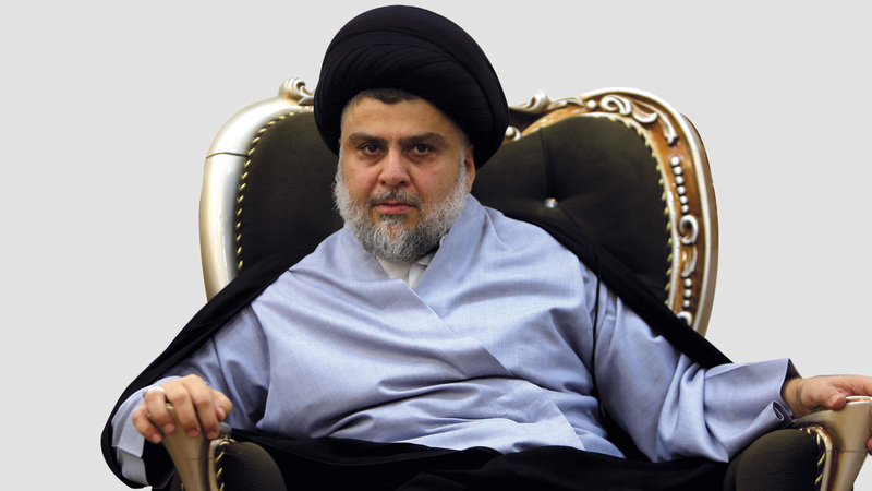 مقتدى الصدر يريد خروج كل القوات وليس القوات الأميركية وحدها. رويترز