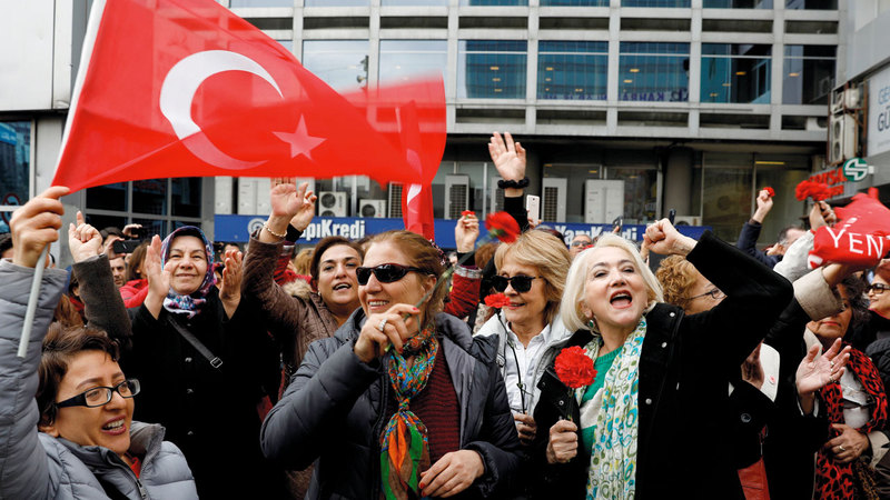 نتائج الانتخابات البلدية في تركـيا تظـهر تراجعا في شعبية أردوغان