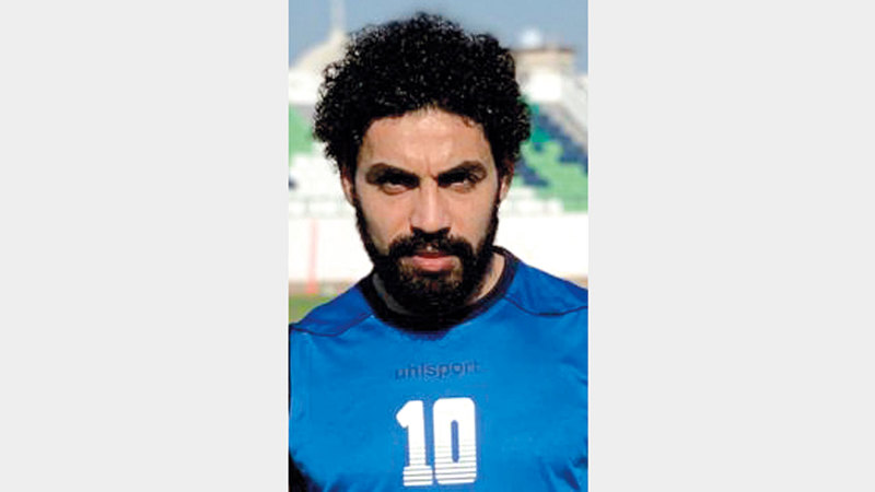 لاعب دبا الحصن أحمد عبدالغني. من المصدر