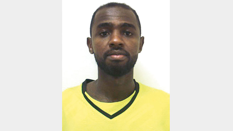 لاعب الحمرية محمد المطروشي. من المصدر