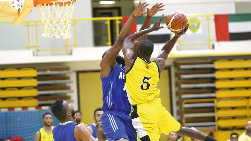 من لقاء سابق جمع النصر والوصل في دوري الموسم الجاري. تصوير: أسامة أبوغانم