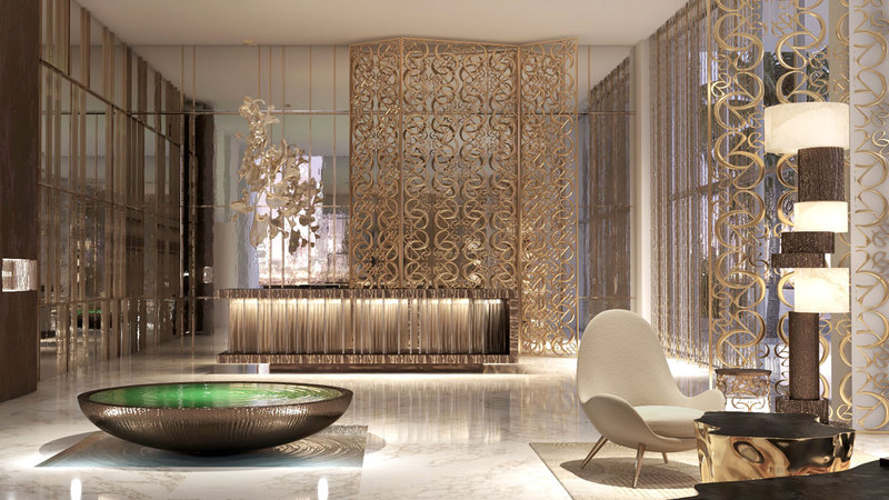 ELIE SAAB at Emaar Beachfront lobby