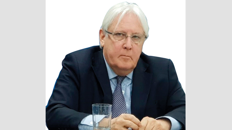 مارتن غريفيث: &laquo;الحرب في اليمن لاتزال مستعرة، وعلينا مواصلة العمل، من أجل التوصل لحل سياسي&raquo;.