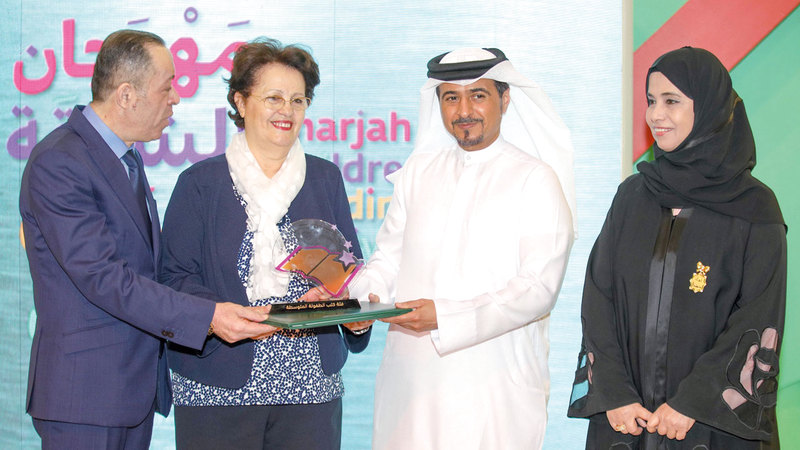 خلال الاحتفاء بالفائزين بجائزة الملتقى. من المصدر