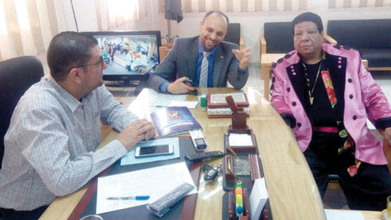 الاحتفاء بشعبان عبدالرحيم أثار غضب بعض أعضاء البرلمان المصري. أرشيفية