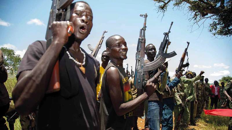 ميليشيات الحرب الأهلية في جنوب السودان ارتكبت انتهاكات مرعبة لحقوق الإنسان. أ.ف.ب