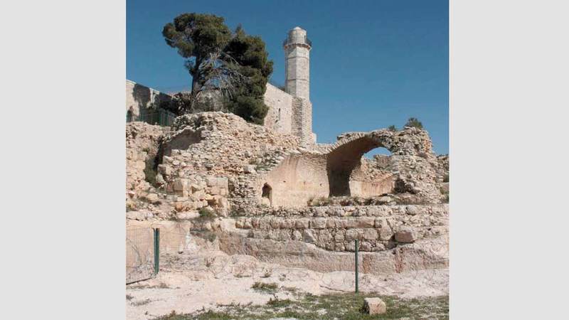 قرية النبي صموئيل تضم معالم أثرية تاريخية. الإمارات اليوم