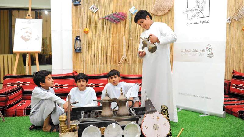 فعاليات خاصة تعرّف الأطفال بملامح من التراث خلال المهرجان. من المصدر