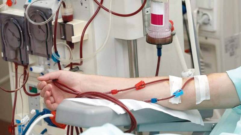«محمد» يحتاج إلى 13 جلسة غسيل كلوي شهرياً. أرشيفية