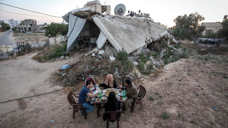 100 وحدة سكنية في غزة دُمرت بشكل كامل و70 أصيبت بأضرار بليغة. الإمارات اليوم