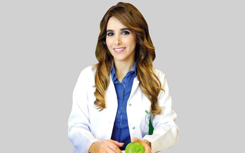 أخصائية الصحة والتغذية من «ويلناس باي ديزاين»  لمى النائلي.