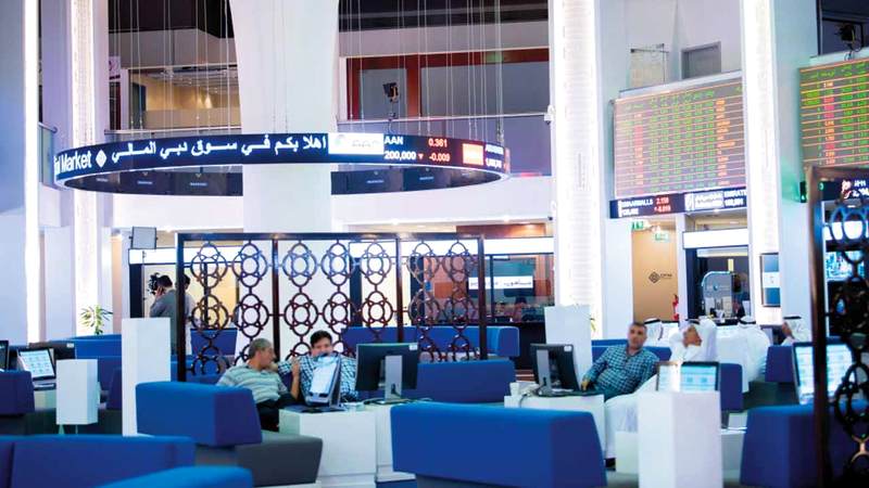 مؤشر سوق دبي المالي تراجع 2.16% بنهاية تداولات أمس. أرشيفية