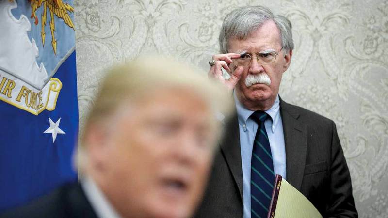 جون بولتون من أكبر المؤيدين لضرب إيران.  أرشيفية