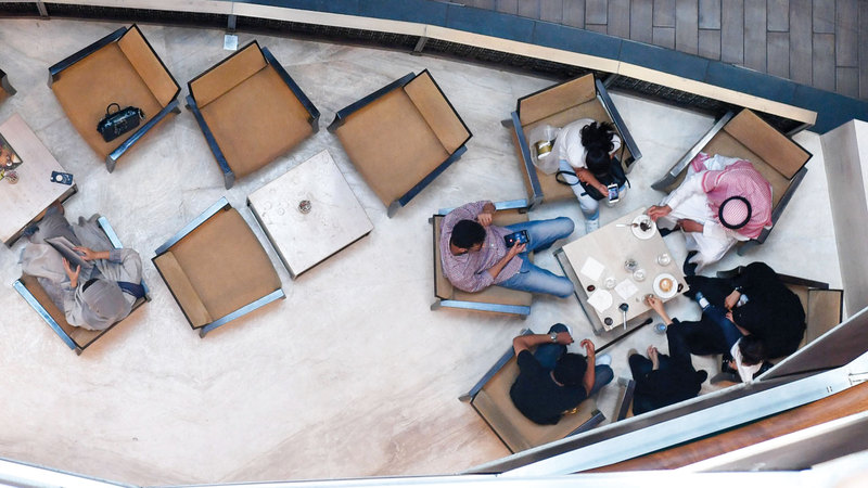 الفترة من يناير إلى أبريل شهدت نمواً لافتاً لنشاط المطاعم والمقاهي في دبي. تصوير: باتريك كاستيلو