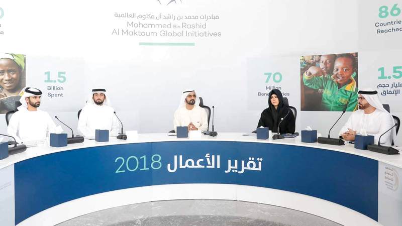 محمد بن راشد يترأس اجتماع مجلس الأمناء.. ويطلق تقرير الأعمال السنوي بحضور جميع الموظفين. من المصدر