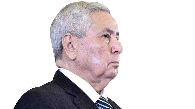 الرئيس المؤقت عبدالقادر بن صالح.  أرشيفية