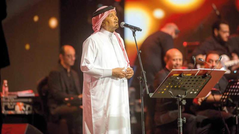 فنان العرب أحيا أمسية مميزة يوم الأحد الماضي. من المصدر