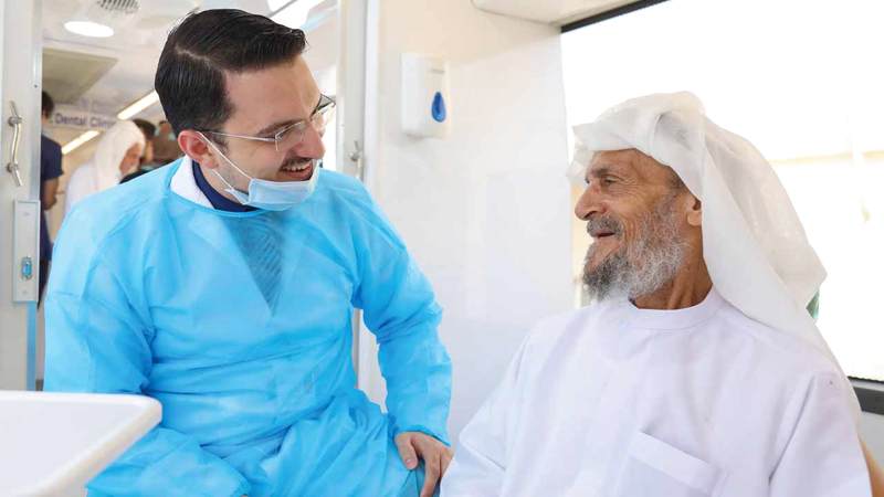 خدمات العيادة تستهدف كبار المواطنين وأصحاب الهمم والطلبة وسكان المناطق النائية.  من المصدر