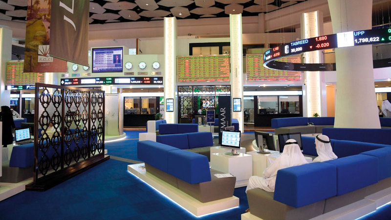 سوق دبي قلّص مكاسبه التي حققها خلال الجلسات الثلاث الأولى من الأسبوع الماضي. أرشيفية