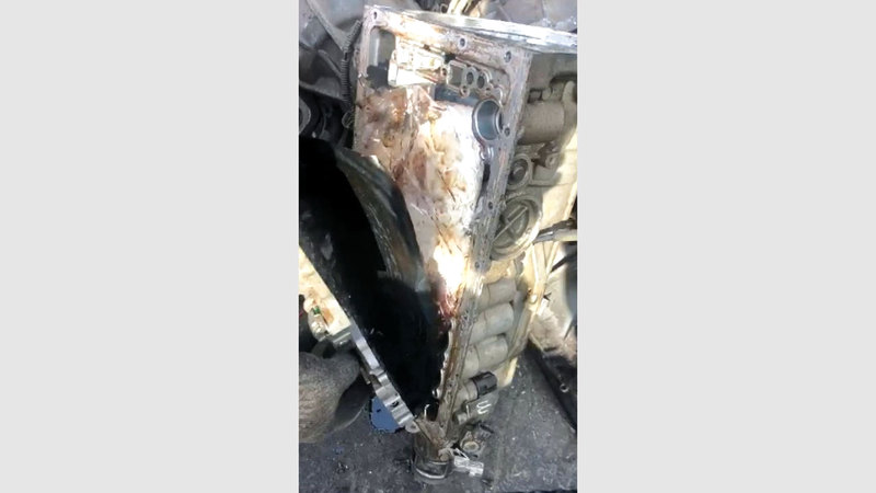 شرطة أبوظبي ضبطت المخدرات داخل تجاويف سرية في قطع غيار مركبات. من المصدر
