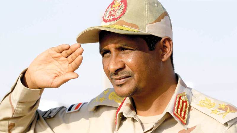 حميدتي أصبح صاحب الكلمة في السودان. أ.ف.ب