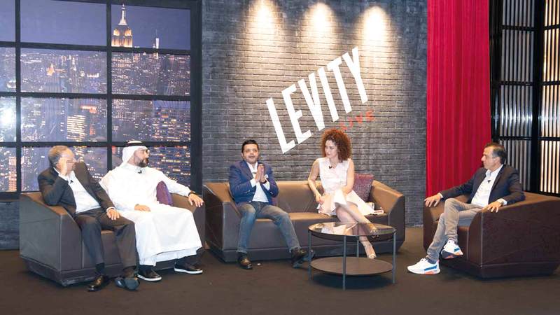 خلال الإعلان عن عرض «هنيدي لايف» بفندق «أرماني» في دبي.

تصوير: أحمد عرديتي