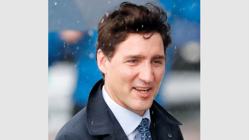 ترودو تعرض لانتقادات لاذعة. رويترز