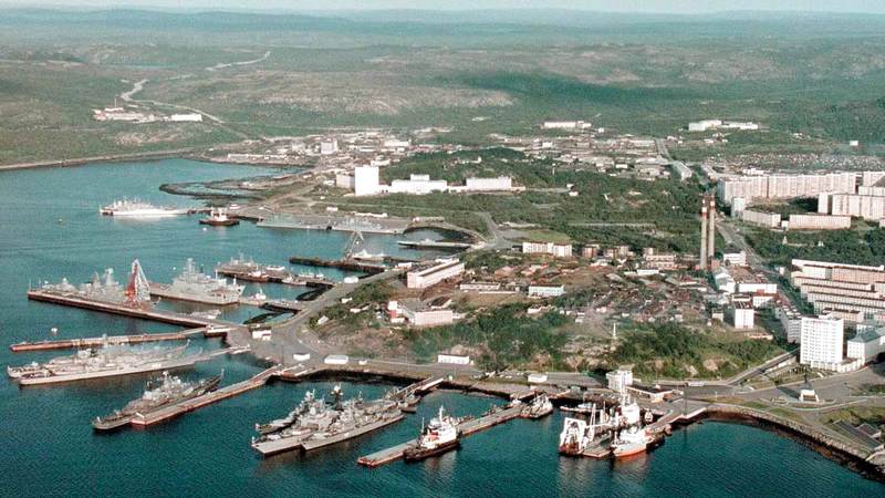 منظر من الجو لقاعدة «شفيرومورسك». إي.بي.إيه