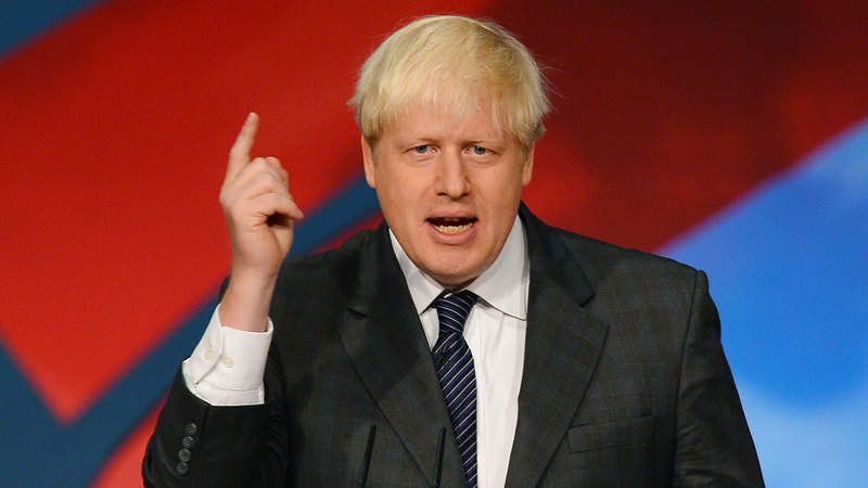 جونسون قال إنه سيصبح ملك العالم. أ.ف.ب