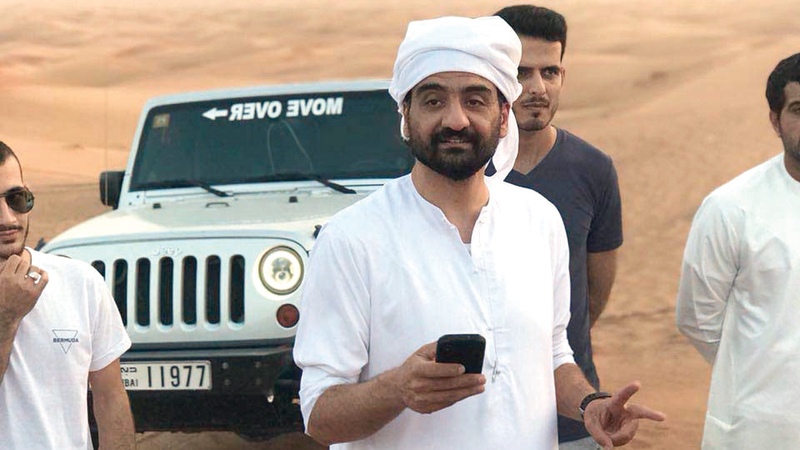 قائد ومؤسس فريق «إنقاذ الإمارات» علي الشمري. من المصدر