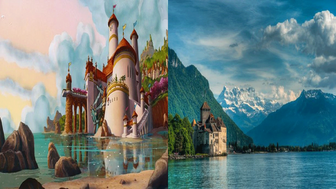 شاتو دي شيليون في سويسرا - "حورية البحر الصغيرة"