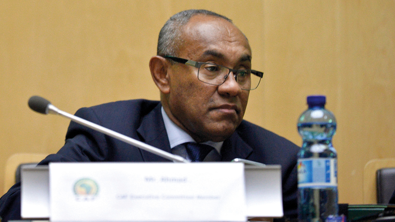 رئيس الاتحاد الإفريقي أحمد أحمد. أ.ب