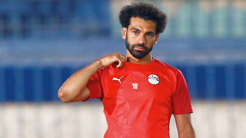 محمد صلاح ودّع البطولة السمراء على أرضه وبين جمهوره من الدور الثاني. أ.ف.ب