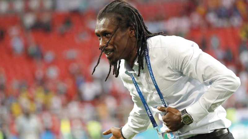 المدرب السنغالي  أليو سيسيه. من المصدر