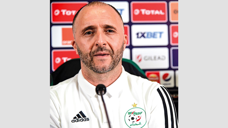 المدرب الجزائري جمال بلماضي. من المصدر