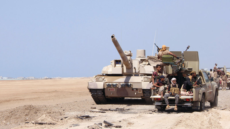 الجيش اليمني يواصل التصدي للميليشيات الحوثية. أرشيفية