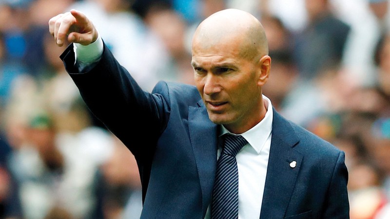 زين الدين زيدان. رويترز