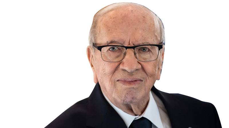 السبسي رحل  عن عمر 92 عاماً. أ.ف.ب