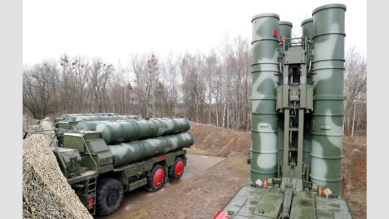 منظومة صواريخ «إس 400» الأكثر تطوراً في العالم. أرشيفية - رويترز
