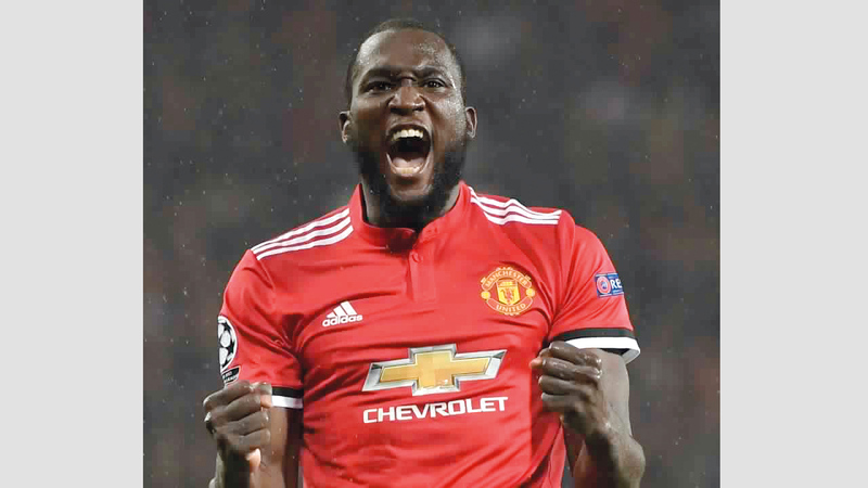 البلجيكي روميلو لوكاكو. أ.ف.ب