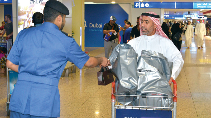 «جمارك دبي» اتخذت إجراءات تضمن تحقيق أكبر قدر من الانسيابية في مرور الحجاج. من المصدر