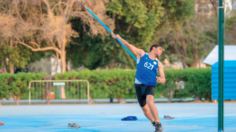 ألعاب القوى في نادي النصر من الألعاب البارزة في قلعة «العميد». من المصدر