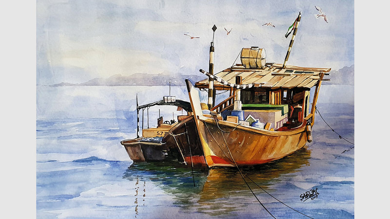 منظمو المعرض أكدوا أن كل لوحة في المجموعة لديها قصة ترويها. من المصدر